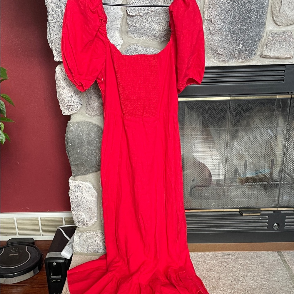 & Other Stories Maxi Dress with Puff Sleeves - Picture 5 of 10